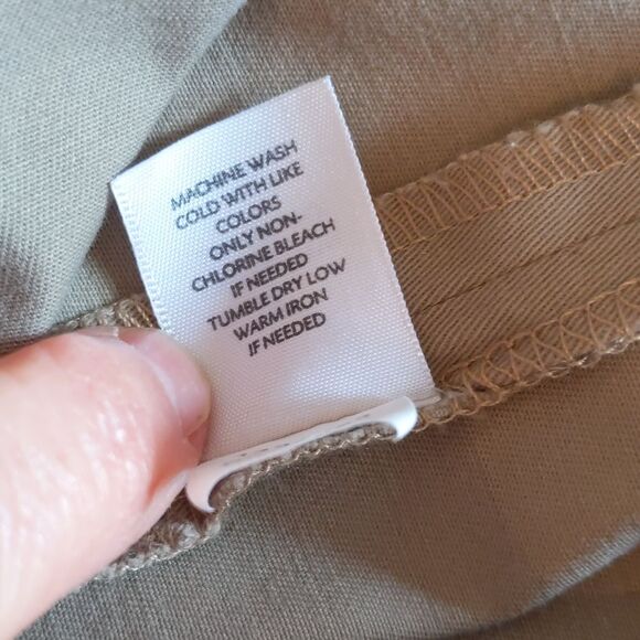 J JILL Khaki Straight Leg Pants Stretch Size 10 EUC - Picture 5 of 8